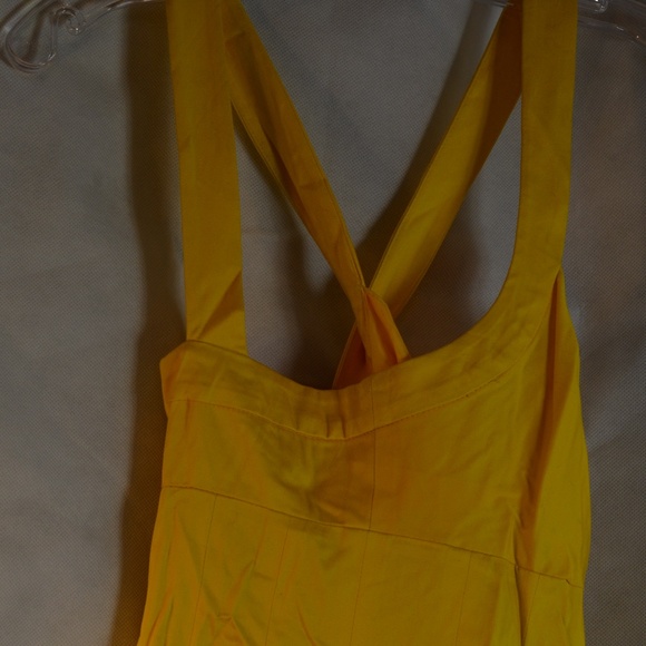 Yellow Sundress Calvin Klein Sizes 4 & 6 NWT - Picture 3 of 8